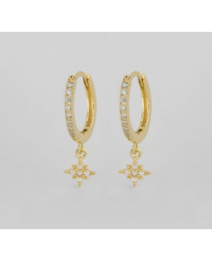 ARGOLLAS ESTRELLAS POLARES PLATA DE LEY CHAPADA /...