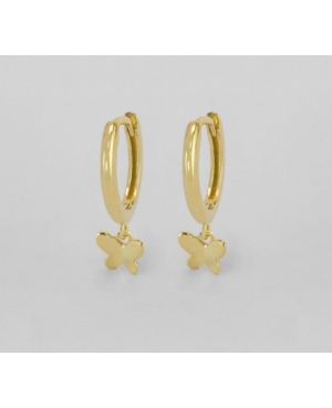 ARGOLLAS MARIPOSAS PLATA DE LEY CHAPADA / JMD21092638