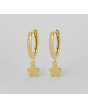 ARGOLLAS FLOR PLATA DE LEY CHAPADA / JMD21092641