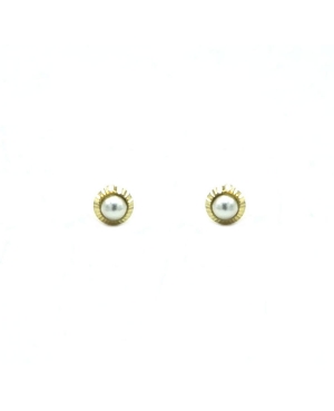 PENDIENTE BEBÉ PERLA ORO 18KL / JL23092607