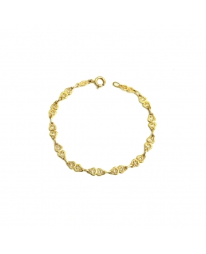 PULSERA ESLABONES ORO 18KL / CDJ17042603