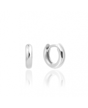 ARGOLLAS LISAS PLATA DE LEY RODIADA / JMD16092611