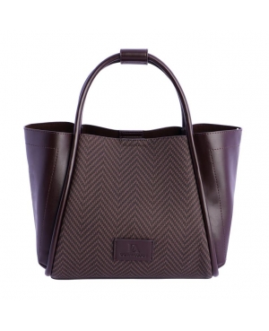 BOLSO MANO MARRÓN DON ALGODÓN / 0S17858051