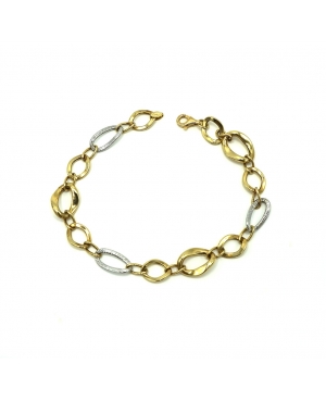 PULSERA BICOLOR ORO 18KL / OT1507268