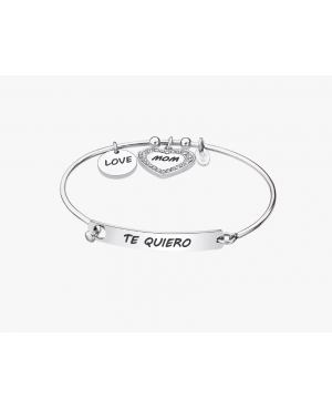 PULSERA ARO ACERO LOTUS / LS2017/2/4