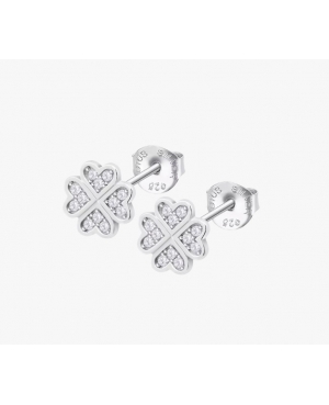 PENDIENTES TREBOL PLATA LOTUS / LP3052-4/1