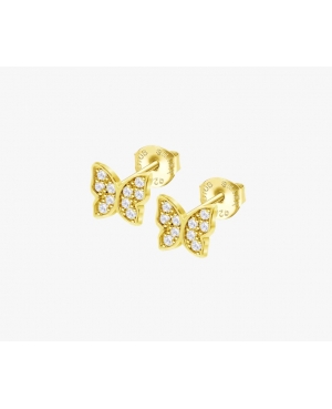 PENDIENTES PLATA CHAPADA MARIPOSA LOTUS / LP3051-4/2