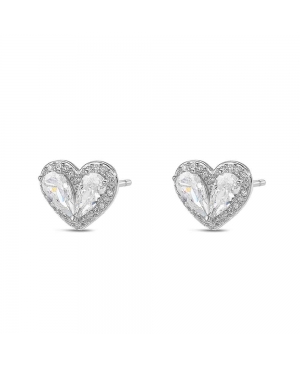 PENDIENTES CORAZÓN PLATA DE LEY / PR23012603