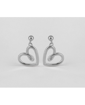 PENDIENTES CORAZÓN PLATA DE LEY / JMD21012607