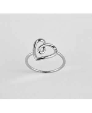 ANILLO CORAZÓN PLATA DE LEY / JMD21012611