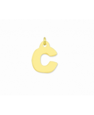 COLGANTE LETRA C PLATA CHAPADA / JF2305221C