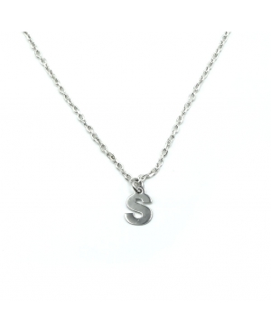GARGANTILLA LETRA S PLATA DE LEY / JMD0910262S