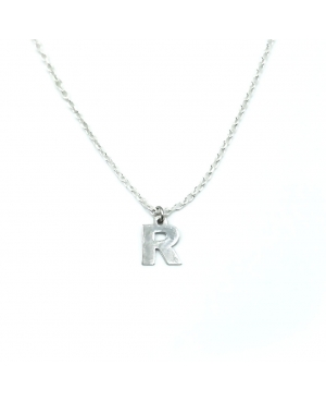 GARGANTILLA LETRA R PLATA DE LEY / JMD0910262
