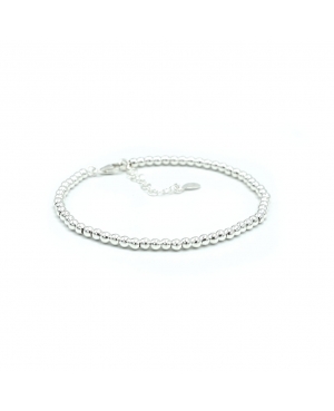 PULSERA BOLAS PLATA DE LEY / VM09102612
