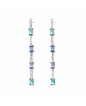 PENDIENTES COLORES PLATA DE LEY / PR1310218