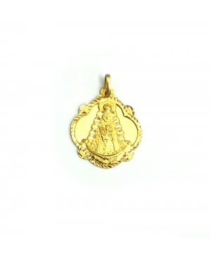MEDALLA VIRGEN DEL ROCIO ORO 18KL / CDJ25092604