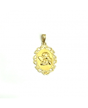 MEDALLA ÁNGEL DE LA GUARDA ORO 18KL / CDJ25092603