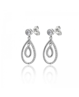 PENDIENTES CIRCONITAS PLATA DE LEY / VM17102626