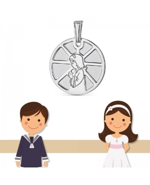 Colgante Virgen Niña Plata 1