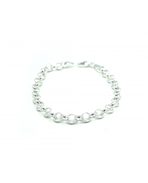 PULSERA ROLÓN EN PLATA DE LEY