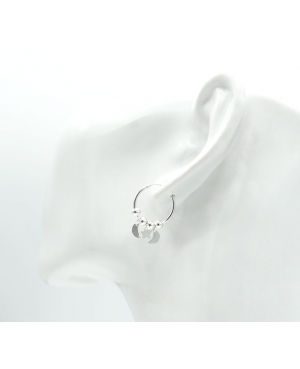 ARGOLLAS ESTRELLA Y LUNAS EN PLATA DE LEY
