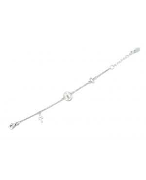 PULSERA LOTUS EN PLATA DE LEY