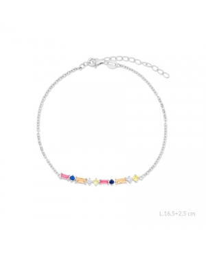 PULSERA CIRCONITAS EN PLATA DE LEY / JMD3107245