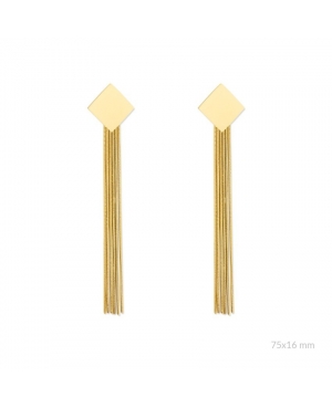 PENDIENTES DE ACERO DORADOS / JMD6082411